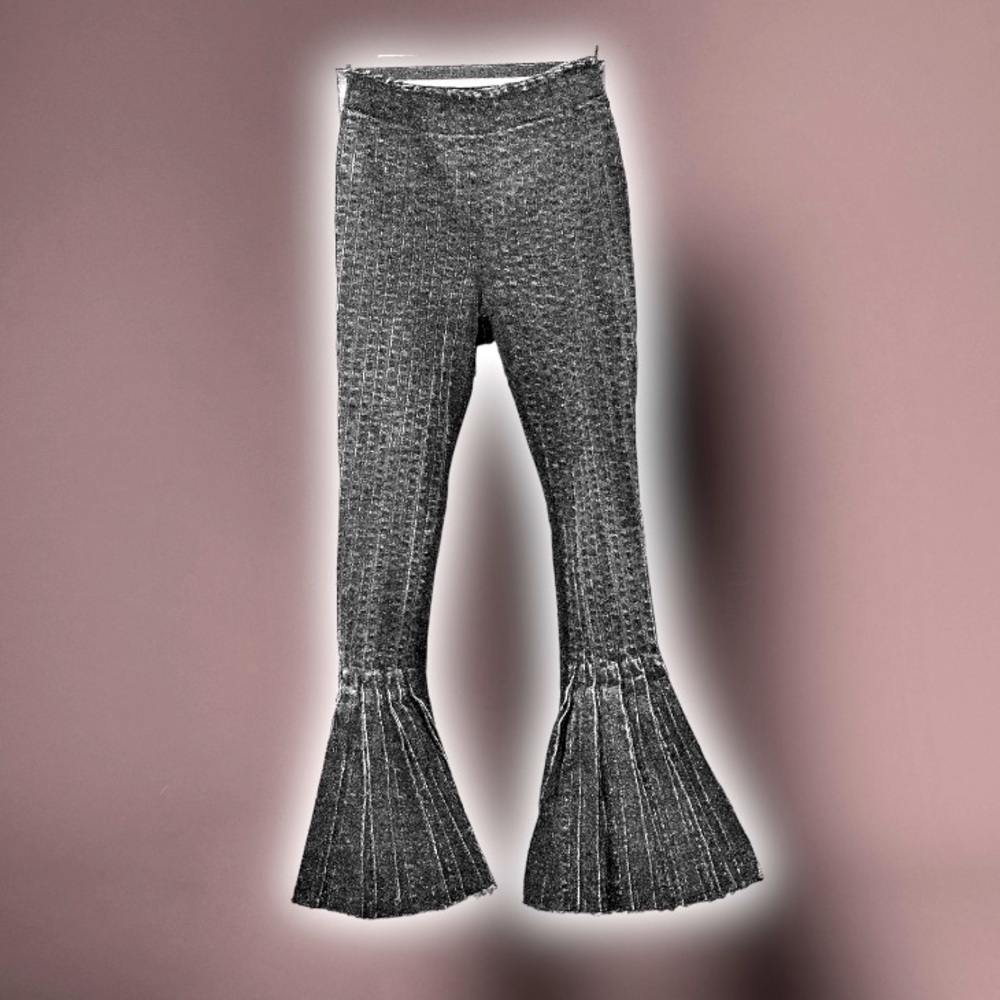 Socai 2023 NWOT UNISEX denim/spandex cotton flare heavyweight “leggings”